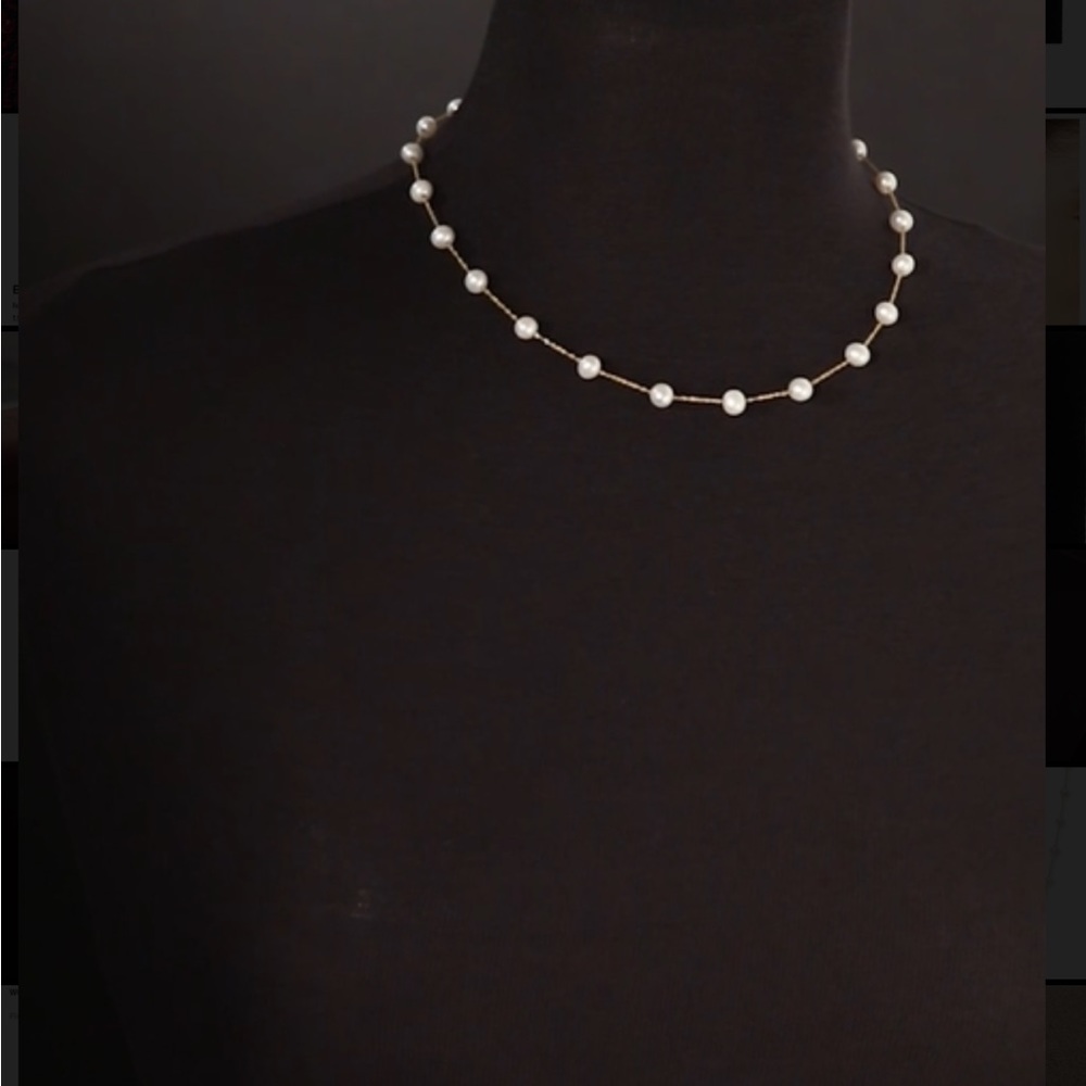 Effy cultured freshwater pearl necklace 14k gold